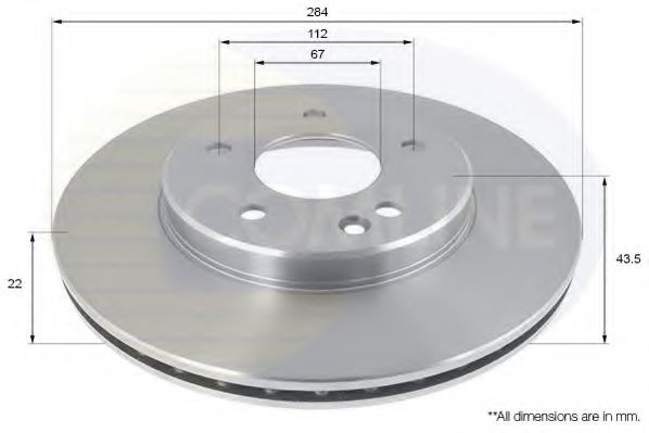 ADC1602V COMLINE Brake Disc