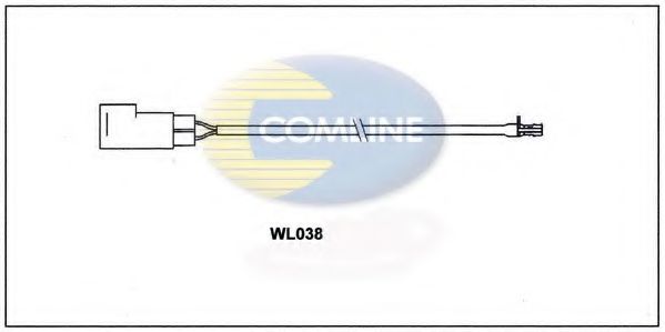 WL038 COMLINE Brake System Warning Contact, brake pad wear