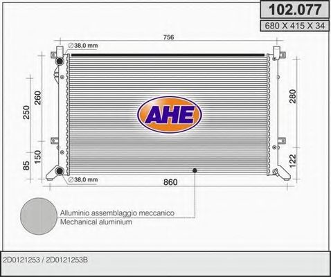 102.077 AHE Wheel Bearing Kit