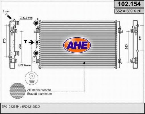 102.154 AHE Wheel Suspension Wheel Bearing Kit