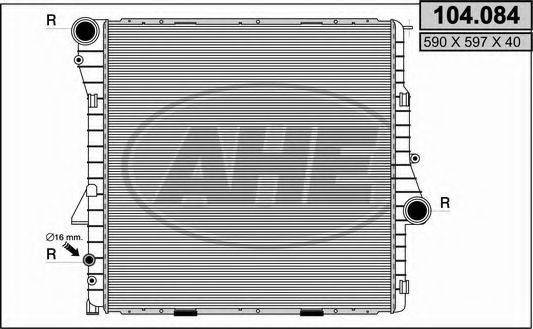 104.084 AHE Cable, parking brake