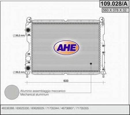 109.028/A AHE Brake System Cable, parking brake