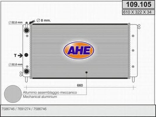 109.105 AHE Signal System, universal Bulb, indicator
