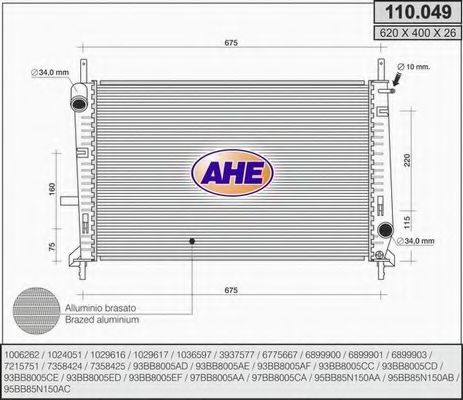 110.049 AHE Fuel Supply System Fuel filter