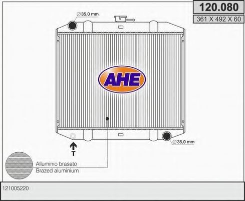 120.080 AHE Exhaust System Catalytic Converter