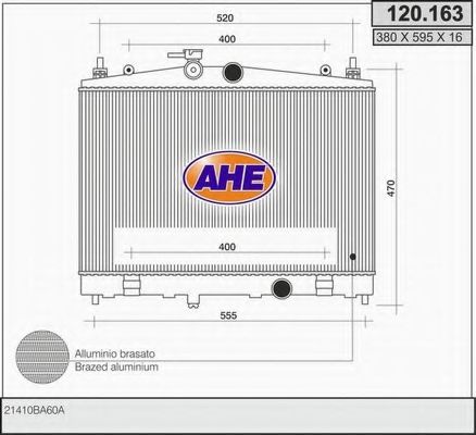 120.163 AHE Cooling System Water Pump