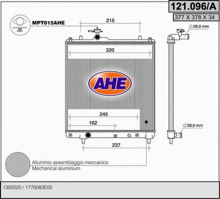 121.096/A AHE Air Supply Air Filter