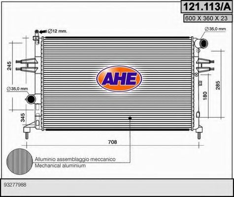 121.113/A AHE Cooling System Radiator, engine cooling