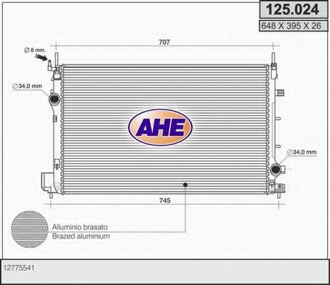 125.024 AHE Air Supply Charger, charging system