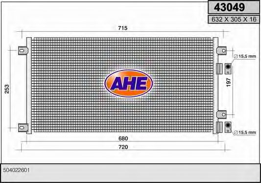43049 AHE Air Conditioning Condenser, air conditioning