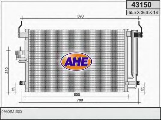 43150 AHE Accelerator Cable