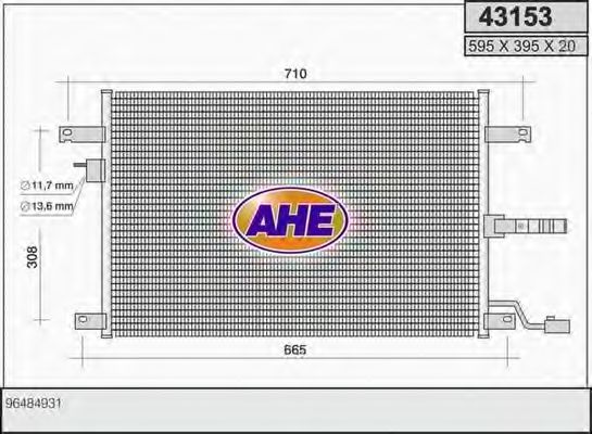 43153 AHE Air Conditioning Condenser, air conditioning