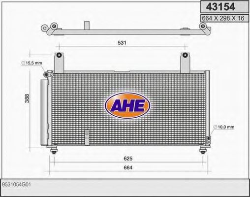 43154 AHE Accelerator Cable