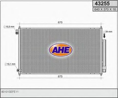 43255 AHE Repair Kit, brake caliper