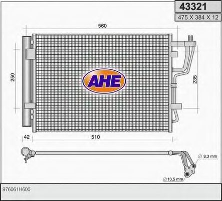 43321 AHE Cable, parking brake