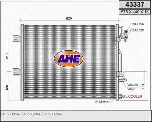 43337 AHE Wheel Suspension Track Control Arm