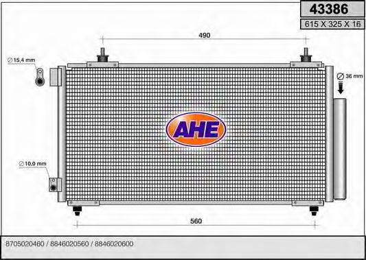 43386 AHE Cable, parking brake