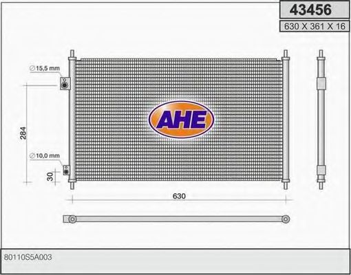 43456 AHE Cable, parking brake