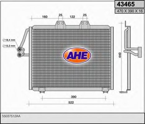 43465 AHE Lubrication Oil Filter