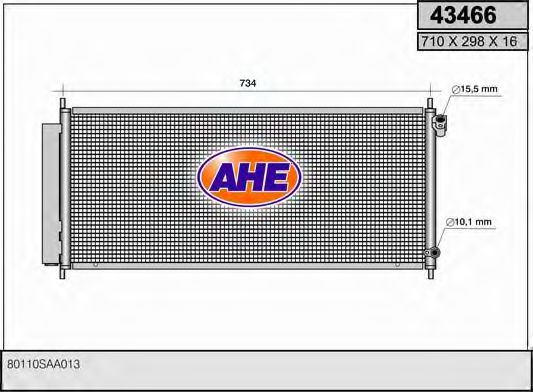 43466 AHE Cable, parking brake
