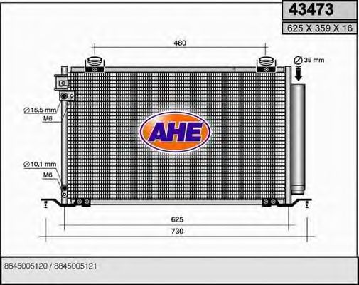43473 AHE Cable, parking brake