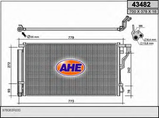 43482 AHE Cable, parking brake
