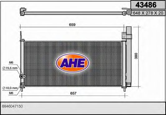 43486 AHE Brake System Cable, parking brake