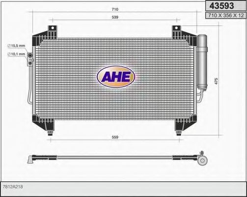 43593 AHE Brake System Repair Kit, brake caliper