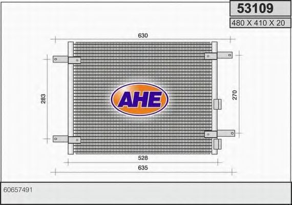 53109 AHE Gasket, cylinder head cover