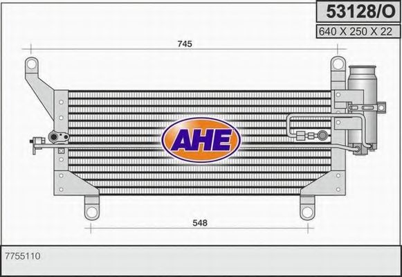 53128/O AHE Air Conditioning Condenser, air conditioning