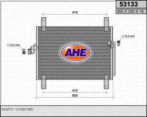 53133 AHE Gasket, cylinder head cover