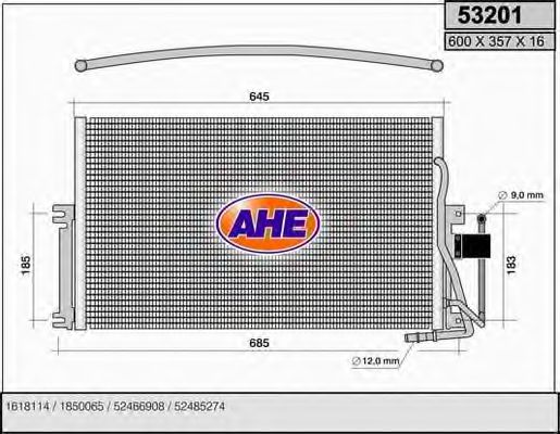 53201 AHE Brake System Brake Disc