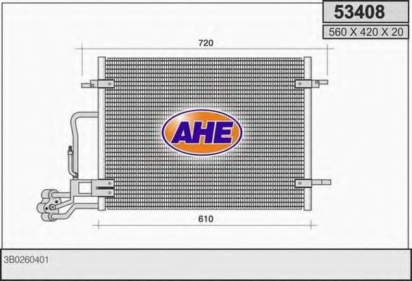 53408 AHE Gasket, cylinder head cover