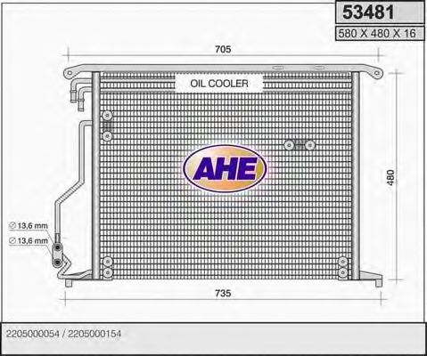 53481 AHE Gasket, cylinder head cover