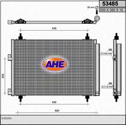 53485 AHE Cooling System Radiator, engine cooling