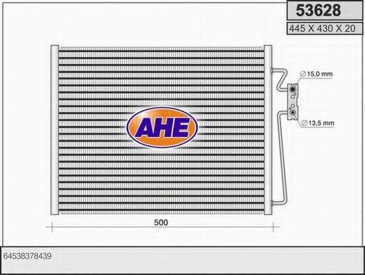 53628 AHE Gasket, cylinder head cover