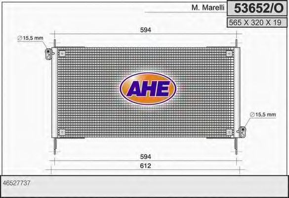 53652/O AHE Air Conditioning Condenser, air conditioning