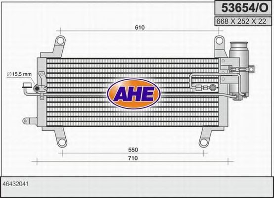 53654/O AHE Air Conditioning Condenser, air conditioning