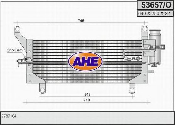 53657/O AHE Condenser, air conditioning