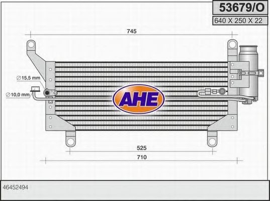 53679/O AHE Air Conditioning Condenser, air conditioning