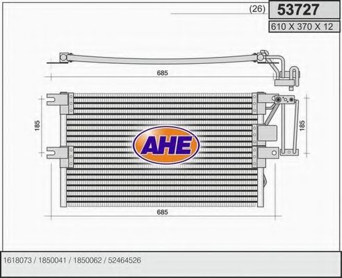 53727 AHE Steering Hydraulic Pump, steering system