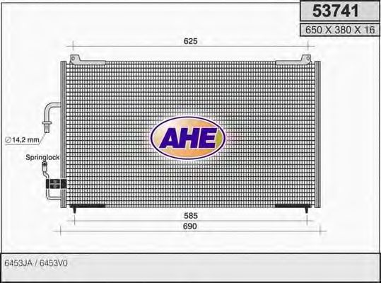 53741 AHE Gasket, cylinder head cover