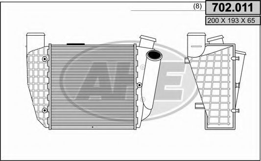 702.011 AHE Heating/Cooling, universal Electric Motor, interior blower
