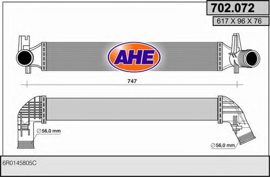 702.072 AHE Belt Drive Timing Belt Kit