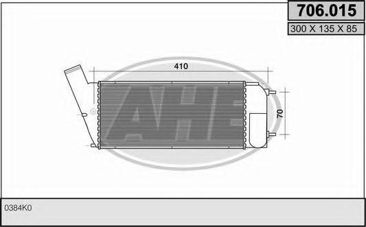 706.015 AHE Air Supply Intercooler, charger