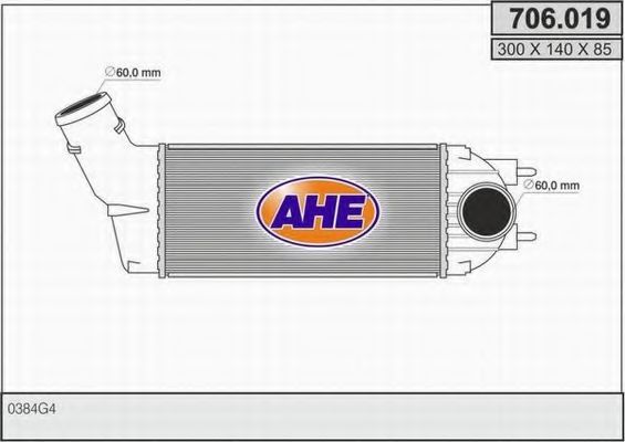 706.019 AHE Air Supply Intercooler, charger
