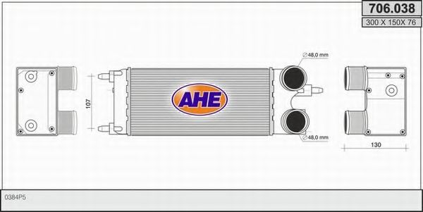 706.038 AHE Intercooler, charger