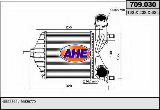 709.030 AHE Cylinder Head Gasket, cylinder head cover