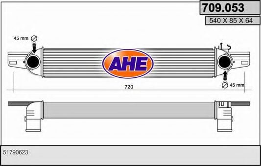 709.053 AHE Intercooler, charger