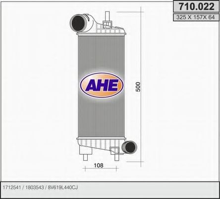 710.022 AHE Brake System Guide Sleeve, brake caliper